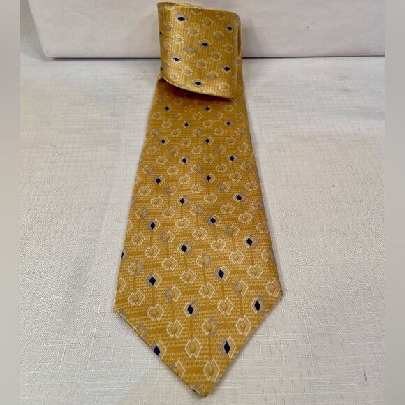 Puritan Other - Puritan Gold and Navy Men's Tie